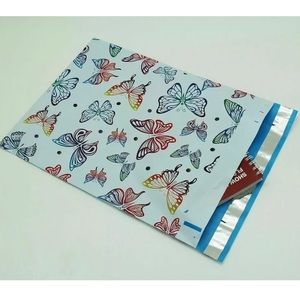 25 Printed Poly Mailer 10x13 Butterfly Print Seal